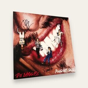 SIGNED The Darkness Pinewood Smile Red Vinyl Pledgemusic Exclusive